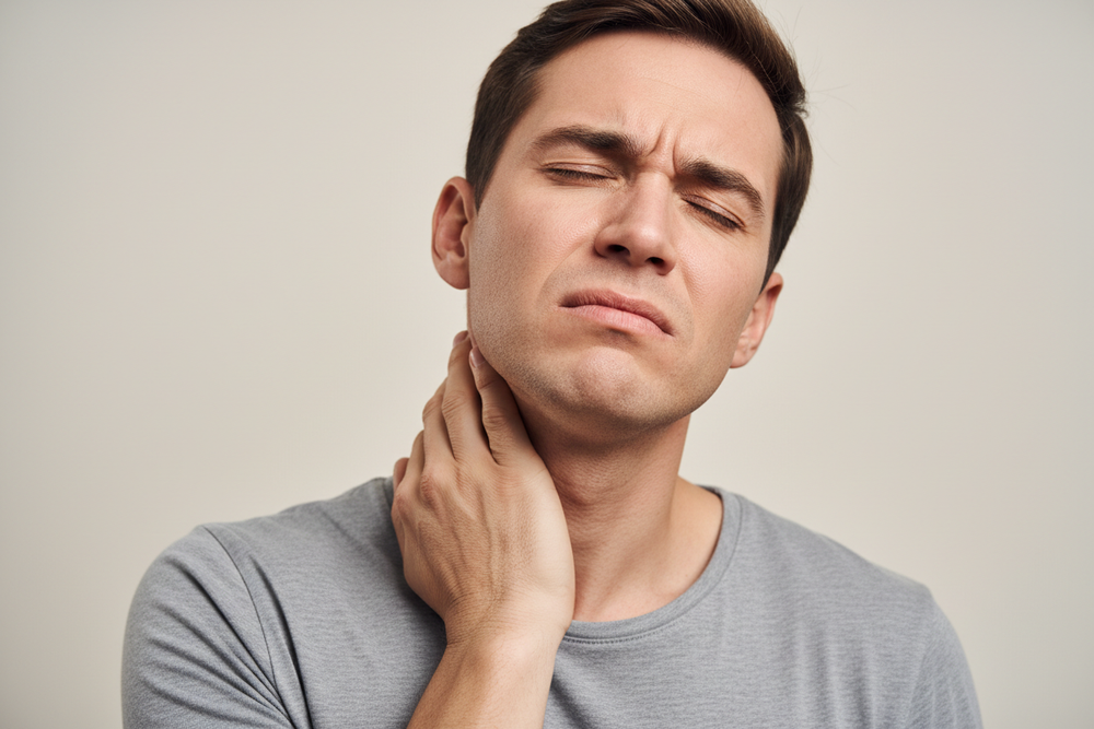 Kas ağrısı çeken kişi